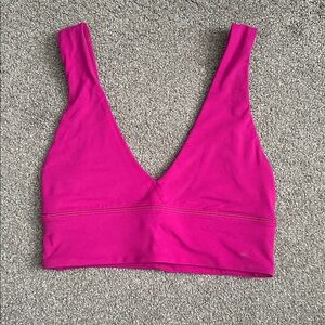 Lululemon NWT Align V-Neck Bra Ripened Raspberry
